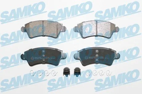 Гальмівні колодки, дискове гальмо (набір) SAMKO 5SP1105