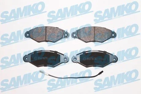 Гальмівні колодки, дискове гальмо (набір) SAMKO 5SP1106