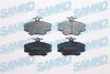 Гальмівні колодки, дискове гальмо (набір) SAMKO 5SP1107 (фото 1)