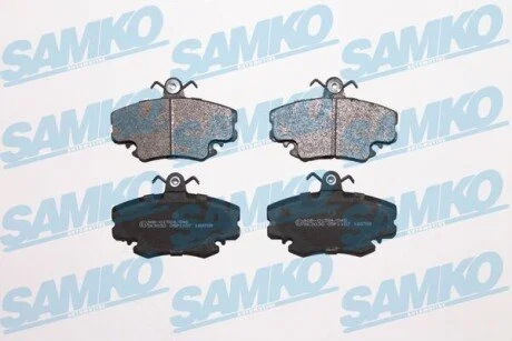 Гальмівні колодки, дискове гальмо (набір) SAMKO 5SP1107