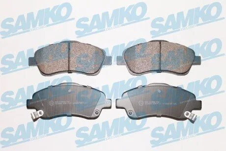 Гальмівні колодки, дискове гальмо (набір) SAMKO 5SP1114