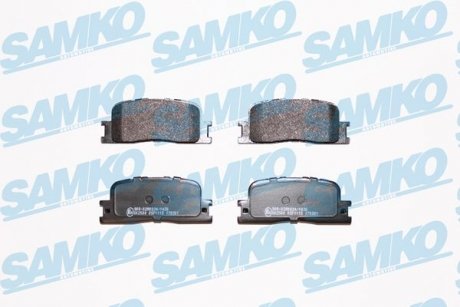 Гальмівні колодки, дискове гальмо (набір) SAMKO 5SP1115 (фото 1)