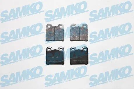 Гальмівні колодки, дискове гальмо (набір) SAMKO 5SP112