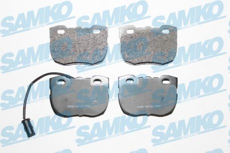 Гальмівні колодки, дискове гальмо (набір) SAMKO 5SP1133