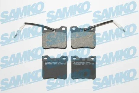 Гальмівні колодки, дискове гальмо (набір) SAMKO 5SP1134