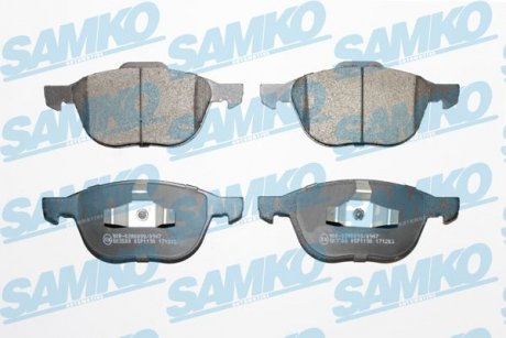 Гальмівні колодки, дискове гальмо (набір) SAMKO 5SP1190