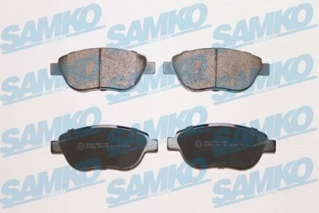 Гальмівні колодки, дискове гальмо (набір) SAMKO 5SP1192