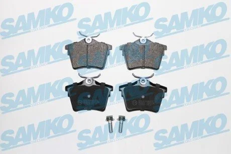 Гальмівні колодки, дискове гальмо (набір) SAMKO 5SP1195