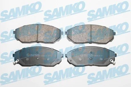 Гальмівні колодки, дискове гальмо (набір) SAMKO 5SP1207