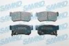 Гальмівні колодки, дискове гальмо (набір) SAMKO 5SP1210 (фото 1)