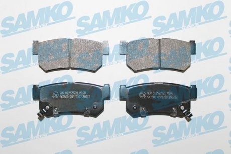Гальмівні колодки, дискове гальмо (набір) SAMKO 5SP1210 (фото 1)