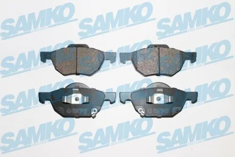 Гальмівні колодки, дискове гальмо (набір) SAMKO 5SP1211