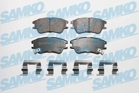Гальмівні колодки, дискове гальмо (набір) SAMKO 5SP1212