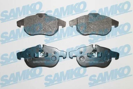 Гальмівні колодки, дискове гальмо (набір) SAMKO 5SP1216