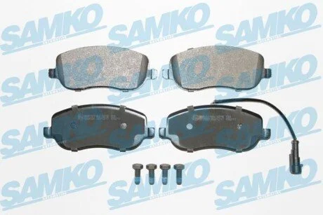 Гальмівні колодки, дискове гальмо (набір) SAMKO 5SP1217