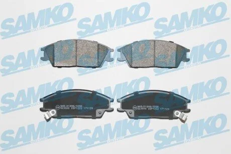 Гальмівні колодки, дискове гальмо (набір) SAMKO 5SP1222