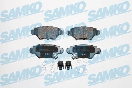 Гальмівні колодки, дискове гальмо (набір) SAMKO 5SP1227