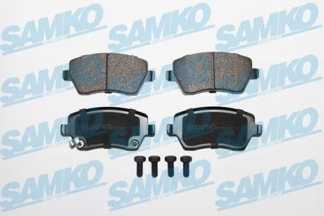 Гальмівні колодки, дискове гальмо (набір) SAMKO 5SP1229