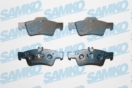 Гальмівні колодки, дискове гальмо (набір) SAMKO 5SP1232 (фото 1)