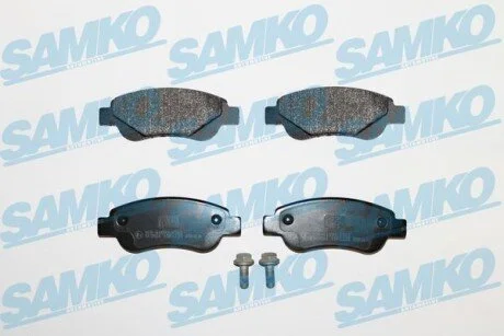 Гальмівні колодки, дискове гальмо (набір) SAMKO 5SP1235