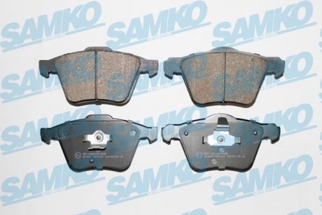 Комплект гальмівних колодок дискові XC 90 SAMKO 5SP1237 (фото 1)