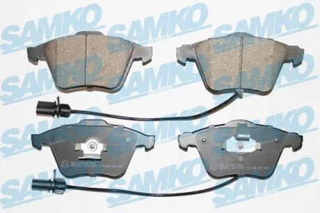 Гальмівні колодки, дискове гальмо (набір) SAMKO 5SP1239