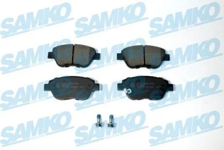 Гальмівні колодки, дискове гальмо (набір) SAMKO 5SP1247