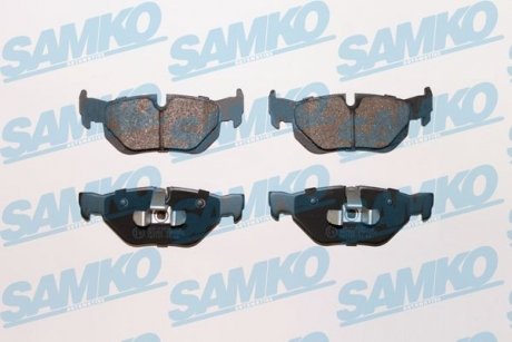 Гальмівні колодки, дискове гальмо (набір) SAMKO 5SP1252 (фото 1)