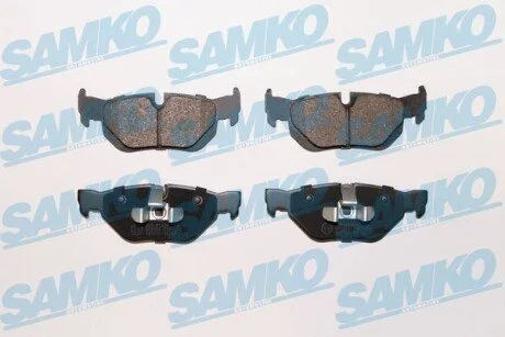 Гальмівні колодки, дискове гальмо (набір) SAMKO 5SP1252