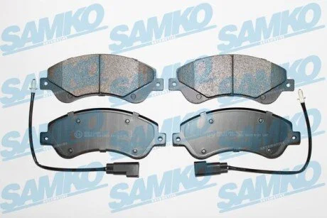 Гальмівні колодки, дискове гальмо (набір) SAMKO 5SP1259