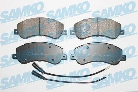 Гальмівні колодки, дискове гальмо (набір) SAMKO 5SP1260