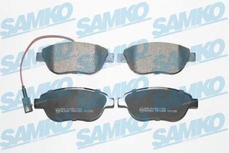 Гальмівні колодки, дискове гальмо (набір) SAMKO 5SP1268
