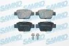 Гальмівні колодки, дискове гальмо (набір) SAMKO 5SP1269 (фото 1)