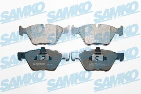 Гальмівні колодки, дискове гальмо (набір) SAMKO 5SP1271