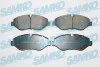 Гальмівні колодки, дискове гальмо (набір) SAMKO 5SP1275 (фото 1)