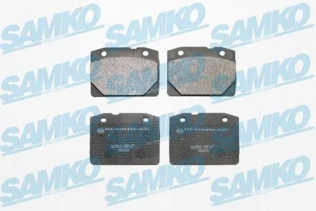 Гальмівні колодки, дискове гальмо (набір) SAMKO 5SP127