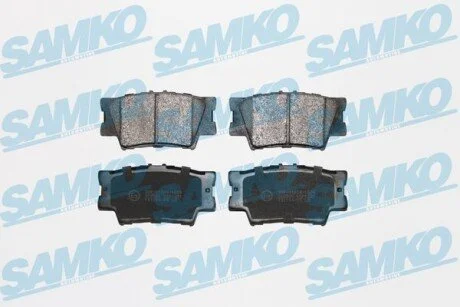 Гальмівні колодки, дискове гальмо (набір) SAMKO 5SP1281
