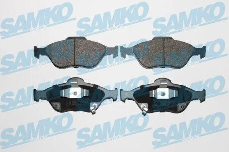 Гальмівні колодки, дискове гальмо (набір) SAMKO 5SP1283