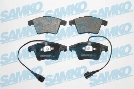 Гальмівні колодки, дискове гальмо (набір) SAMKO 5SP1285