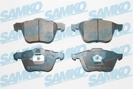 Гальмівні колодки, дискове гальмо (набір) SAMKO 5SP1286