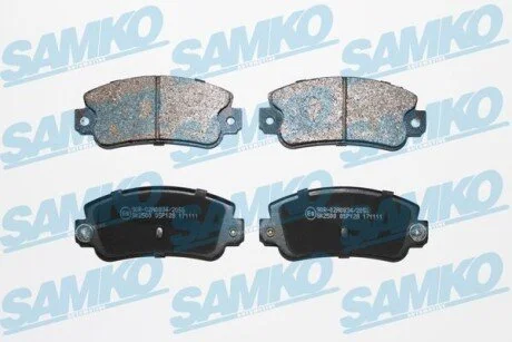 Гальмівні колодки, дискове гальмо (набір) SAMKO 5SP128