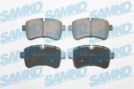 Гальмівні колодки, дискове гальмо (набір) SAMKO 5SP1296