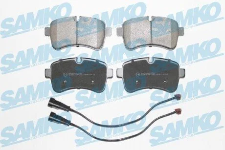 Гальмівні колодки, дискове гальмо (набір) SAMKO 5SP1296A