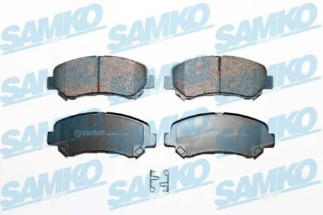 Гальмівні колодки, дискове гальмо (набір) SAMKO 5SP1314 (фото 1)