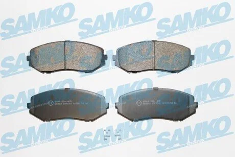 Гальмівні колодки, дискове гальмо (набір) SAMKO 5SP1318