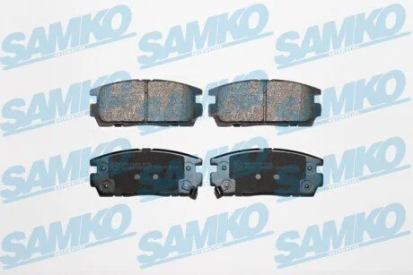 Гальмівні колодки, дискове гальмо (набір) SAMKO 5SP1323