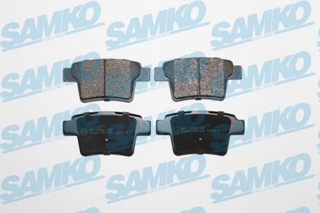 Гальмівні колодки, дискове гальмо (набір) SAMKO 5SP1326 (фото 1)