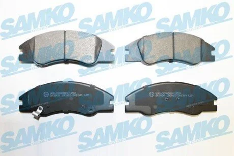 Гальмівні колодки, дискове гальмо (набір) SAMKO 5SP1349