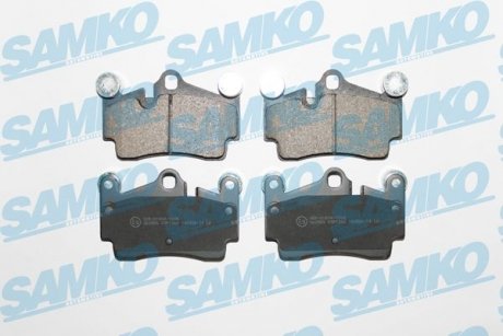 Гальмівні колодки, дискове гальмо (набір) SAMKO 5SP1362 (фото 1)