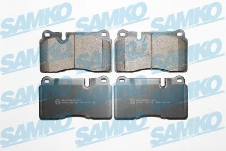 Гальмівні колодки, дискове гальмо (набір) SAMKO 5SP1376